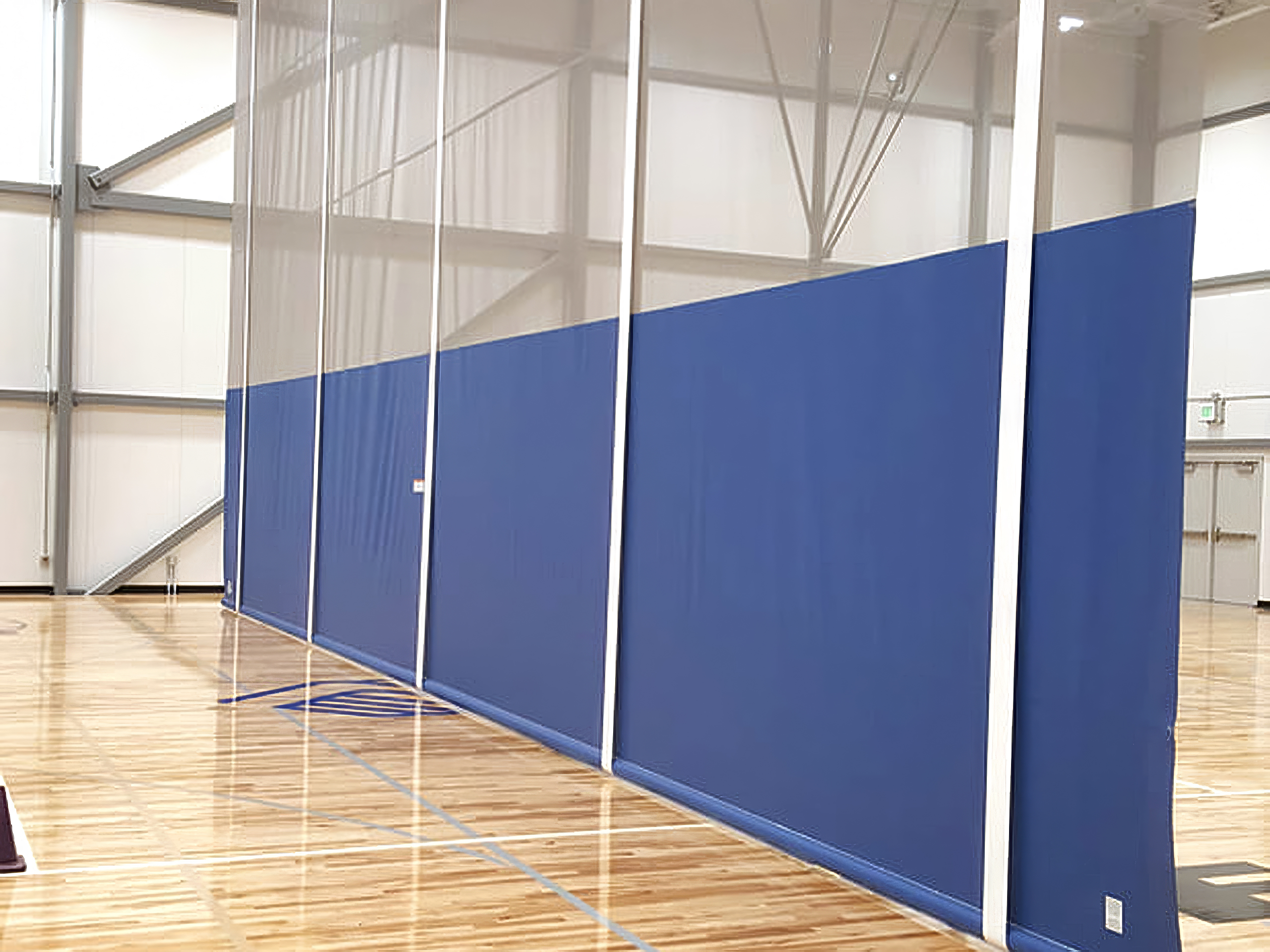 Rental Space • Gymnasium at Boys & Girls Club of Detroit Lakes, MN • gym split curtain