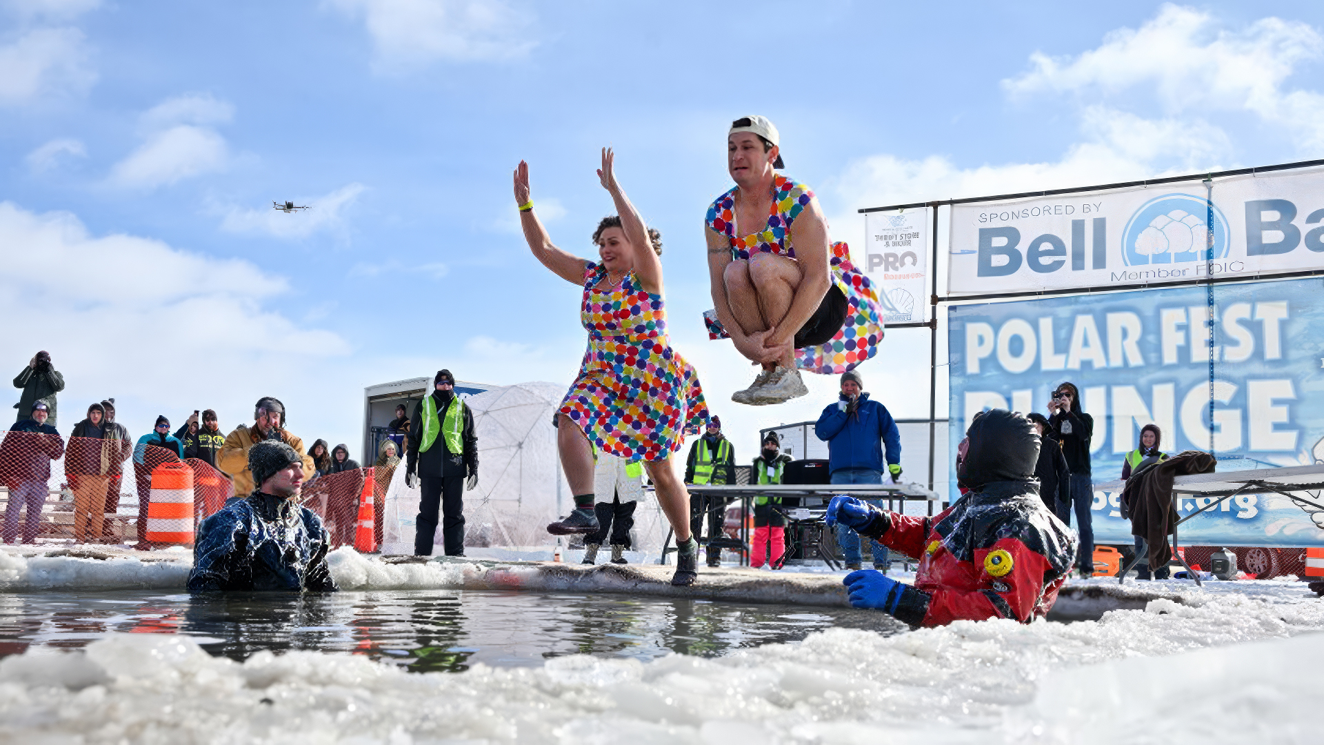 That Midwestern Mom and Dude Dad plunging into the water
