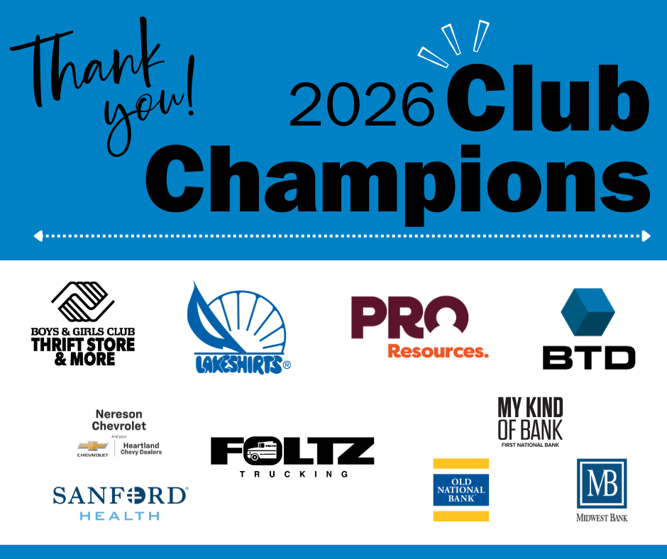 Thank you! 2026 Club Champions
